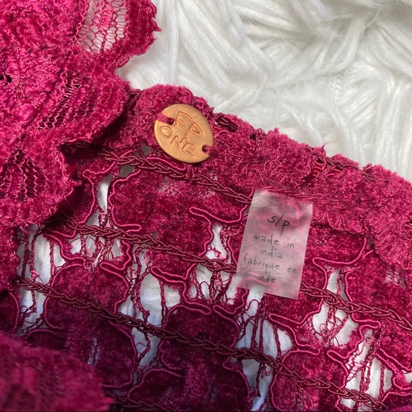 Free People | Celine Mulberry Velvet Bralette - Picture 6 of 9